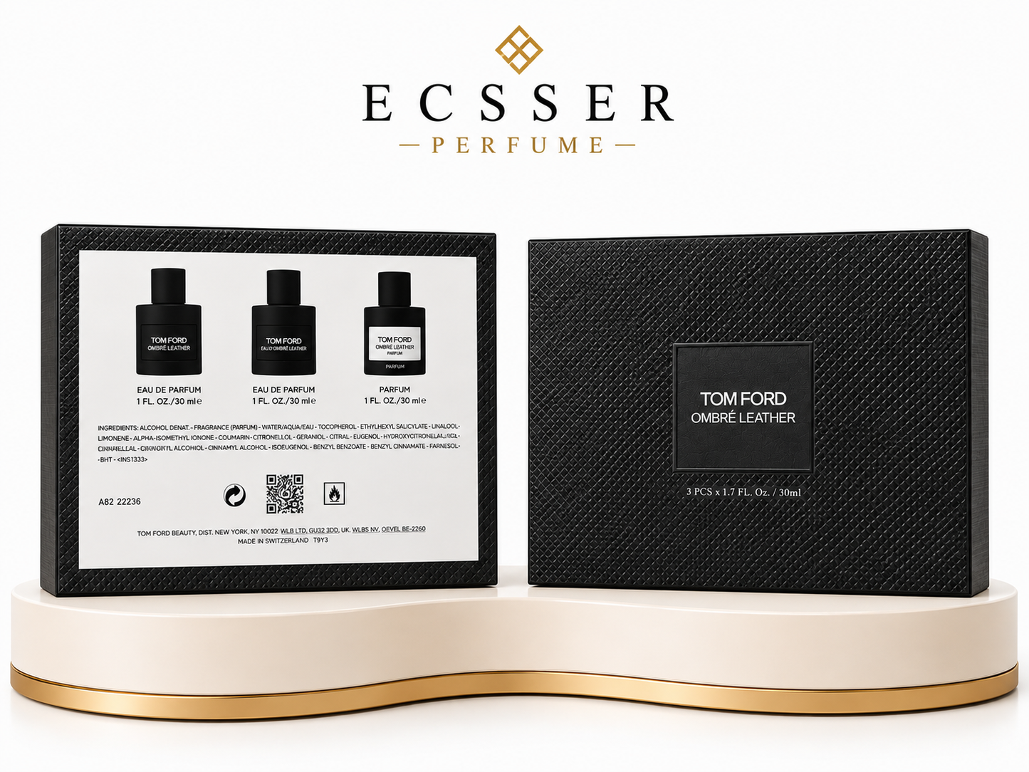 Tom Ford Ombre Leather Mini Gift Set – Men 3*30ml